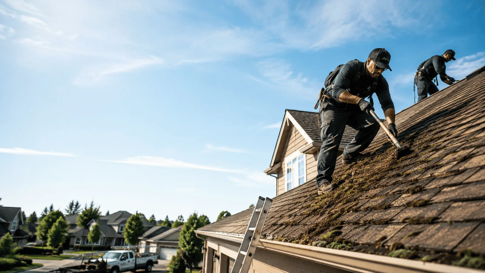 Roof Moss Removal in Litchfield, IL near me
